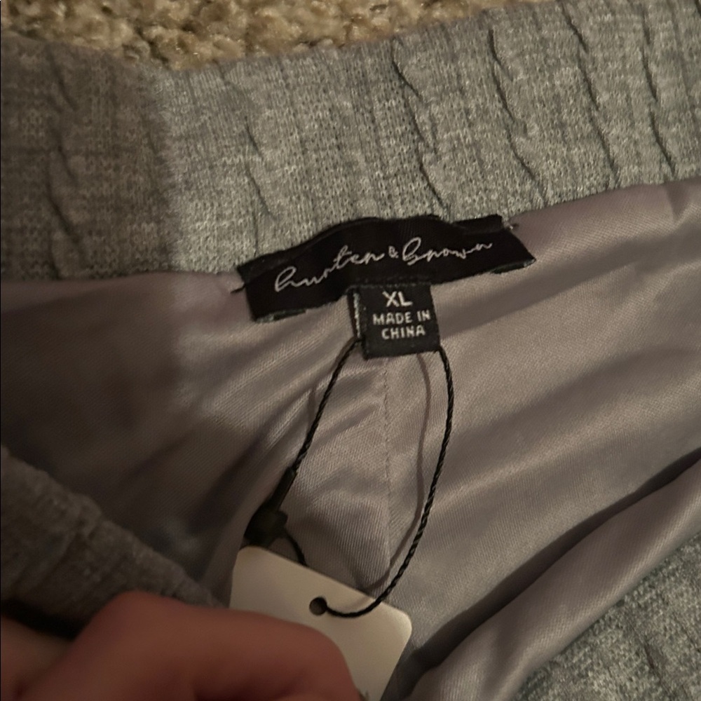 Counterparts Heather Gray Ribbed Sweater and pants set - Picture 8 of 8